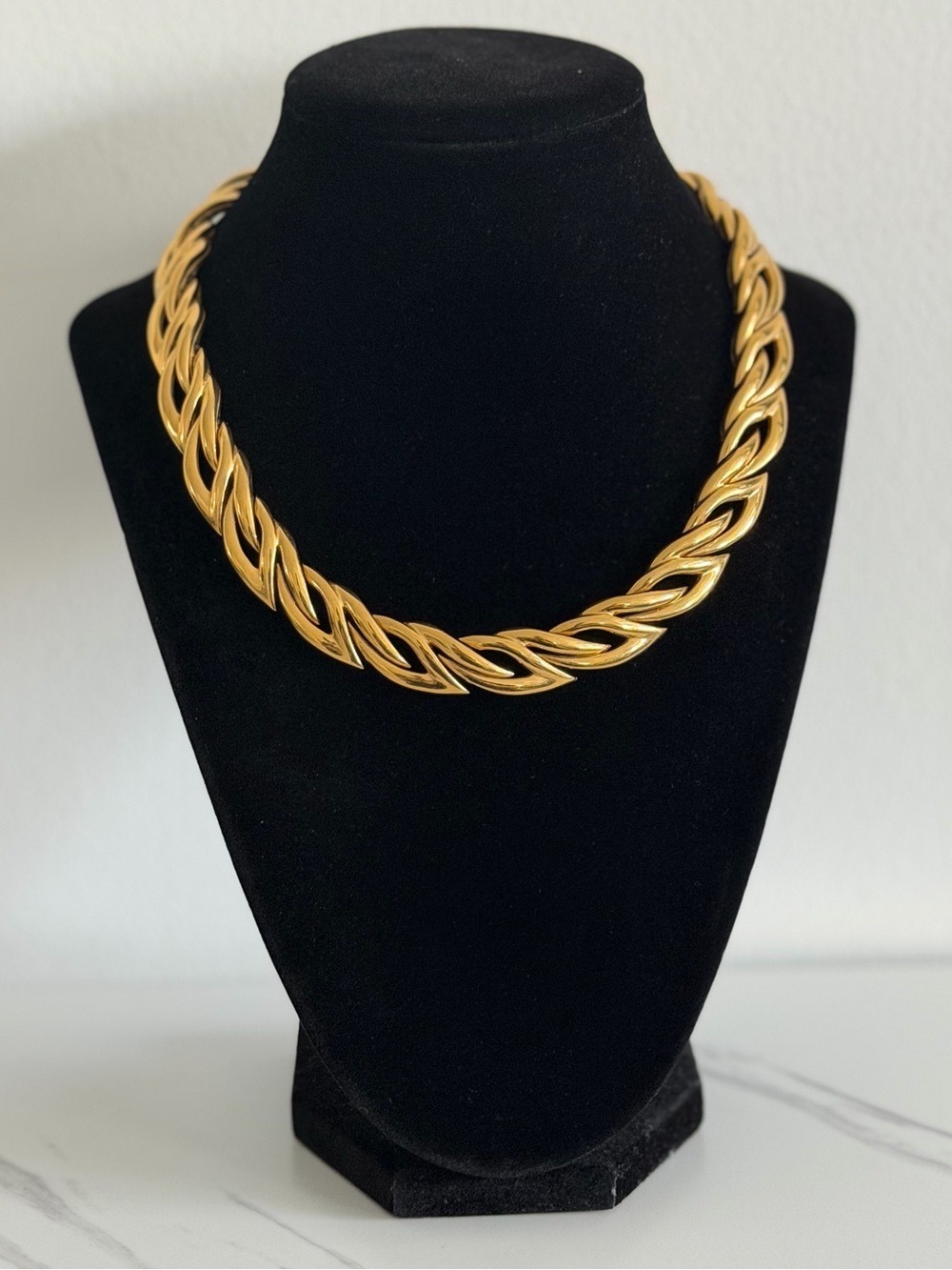Vintage Gold Collar Necklace